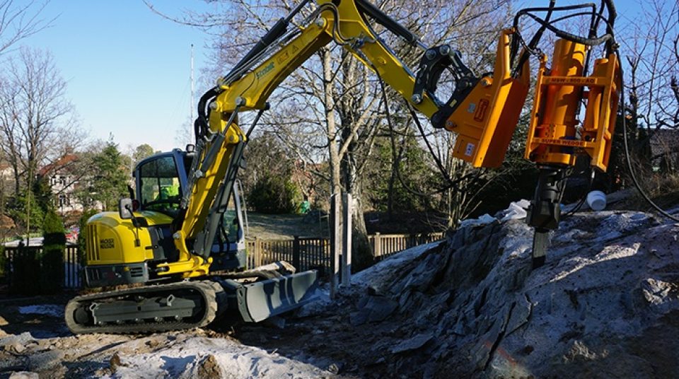 Betong-projekt i Täby