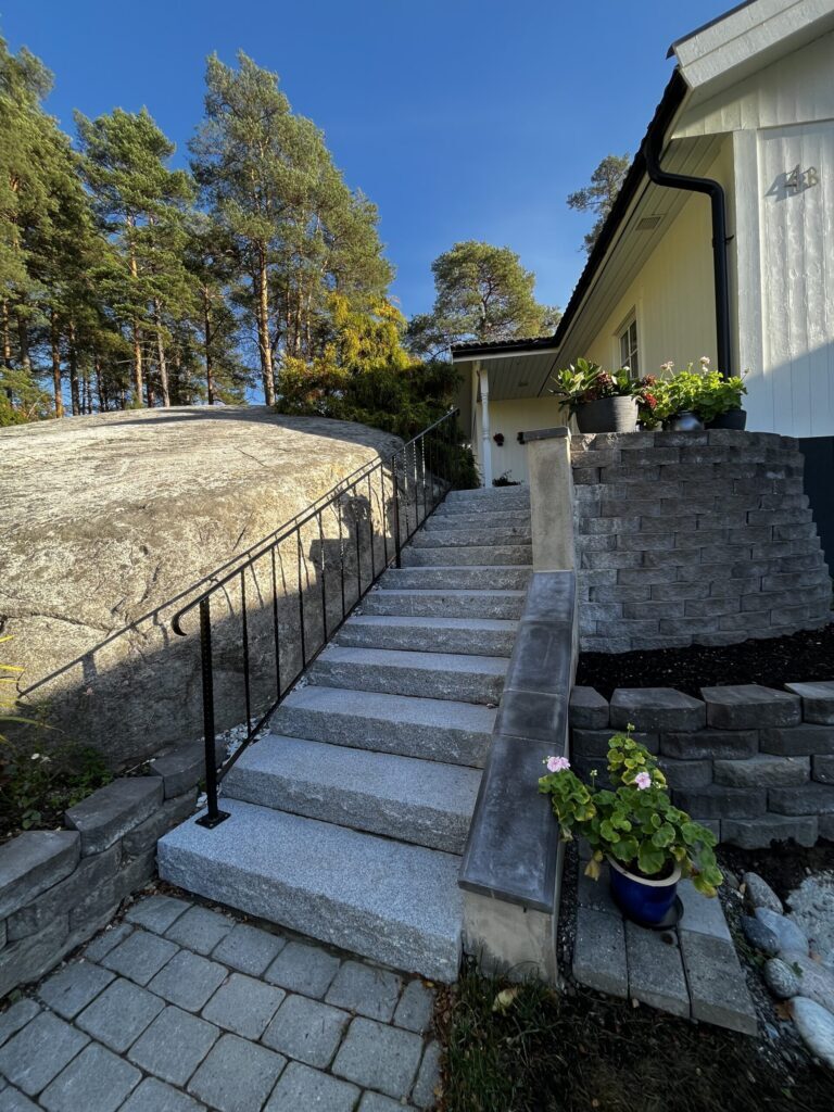 Betong-projekt i Täby