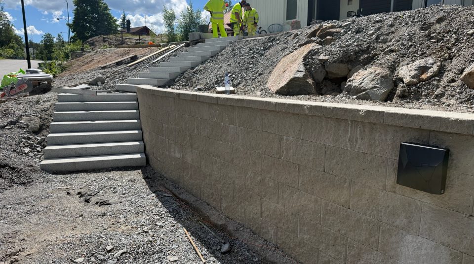 Betong-projekt i Täby