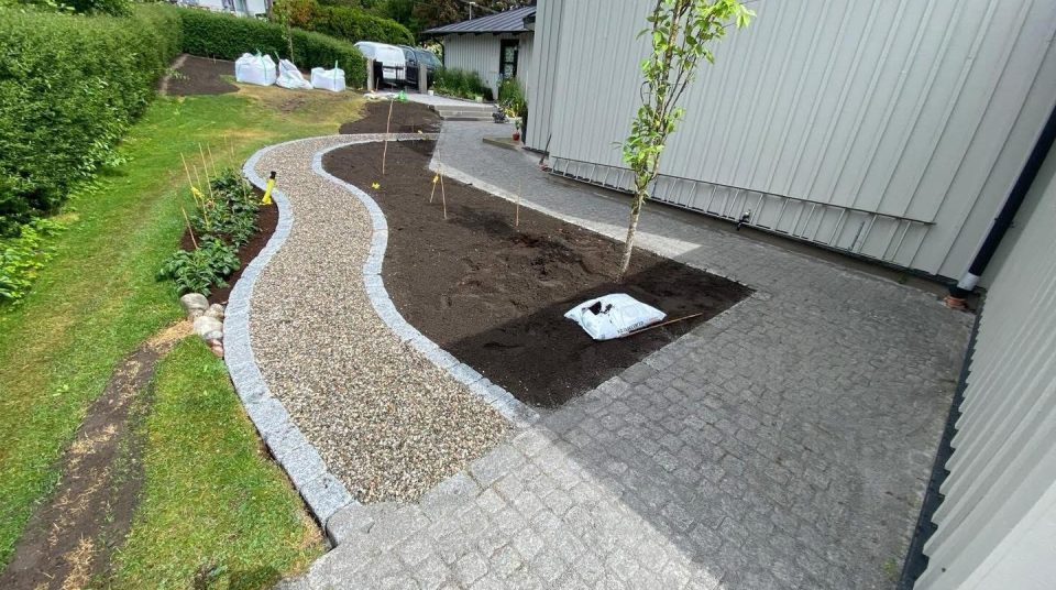 Betong-projekt i Täby