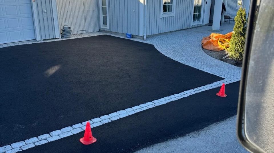Betong-projekt i Täby