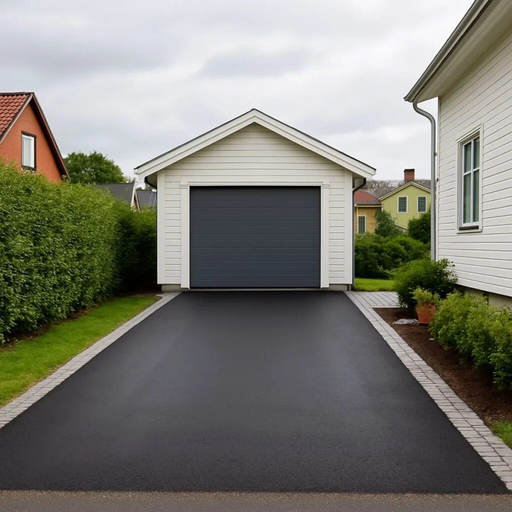Betong-projekt i Täby