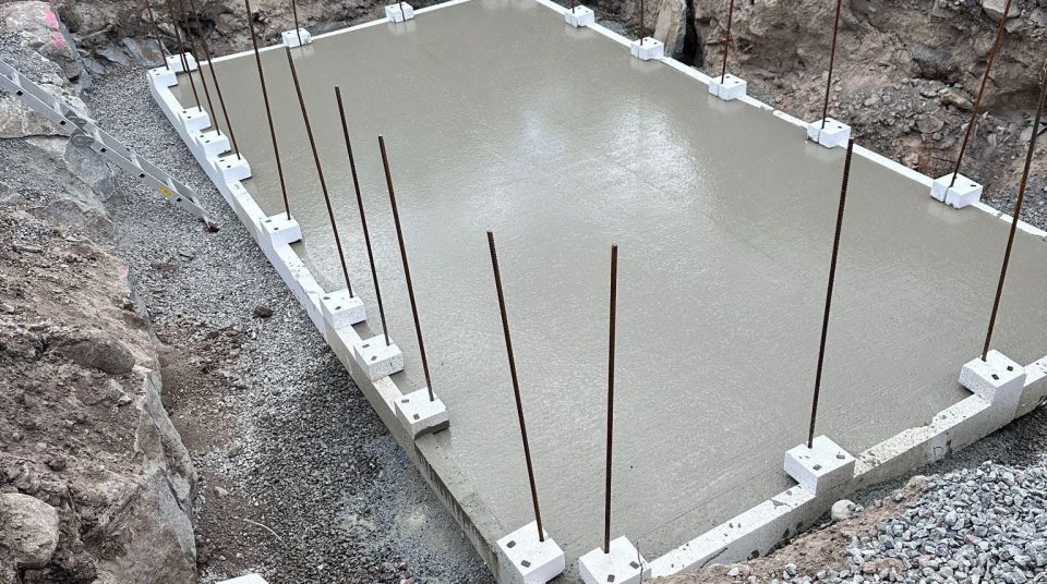 Betong-projekt i Täby