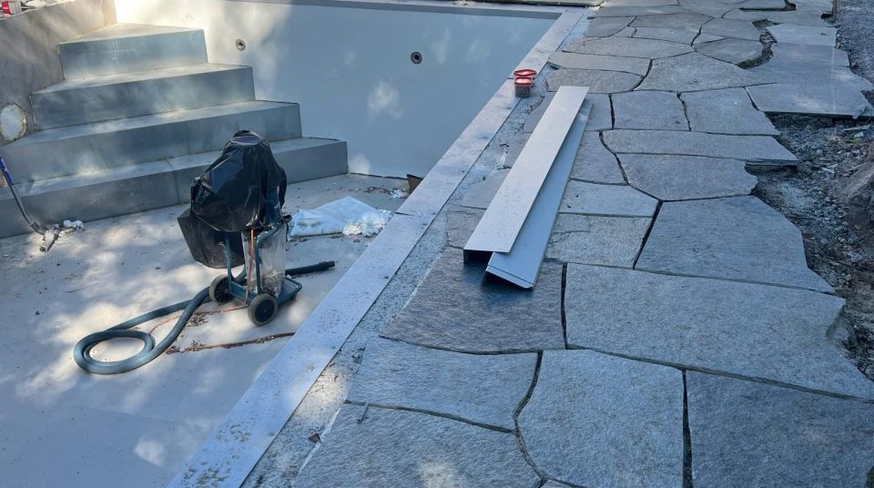 Betong-projekt i Täby
